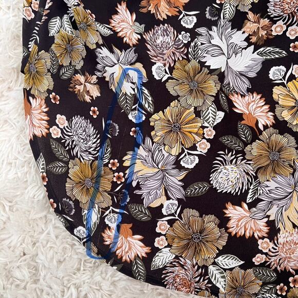 Loft Outlet Floral Patterned Button Front Shirt Size M - Picture 5 of 7